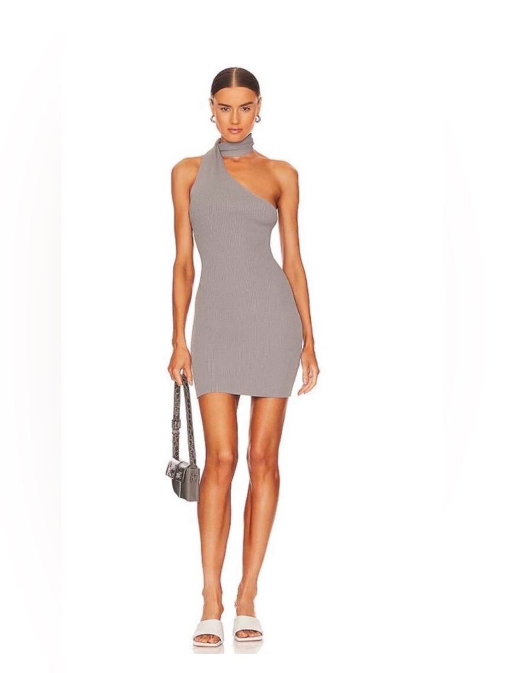 Atoir Jasper Mini Dress in Ash.